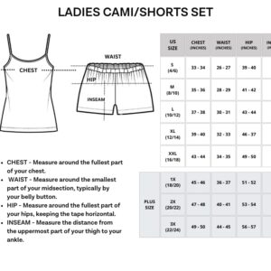 3 Pack: Womens Cami PJ Top and Shorts Pajama Sets Short Pajamas Women PJs Sleepwear Sexy Two Piece Lingerie Lounge Plaid Silk Tank Cute Matching Soft Satin Night Wear Womans Loungewear - Set 2, M