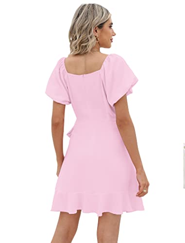 SAMPEEL Dance Dresses for Teens Summer Bridesmaid Preppy Dresses for Middle School XS