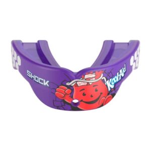 Shock Doctor Gel Max Power Mouth Guard, Flavored Sports Mouthguard for Football, Lacrosse, Hockey, Basketball, Flavored Mouth Guard, Youth & Adult, Youth, Kool-Aid Grape OSFA