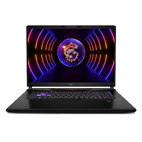 MSI Raider GE78 HX Laptop: Intel Core i9-13980HX, GeForce RTX 4070, 17" 16:10 QHD+(2560 x 1600) 240Hz, 32GB DDR5, 2TB NVMe SSD, Thunderbolt 4, Cooler Boost 5, Win 11 Pro: Dark Grey 13VG-057US