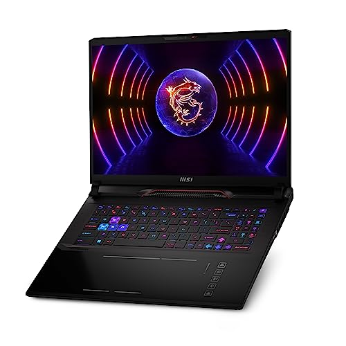 MSI Raider GE78 HX Laptop: Intel Core i9-13980HX, GeForce RTX 4070, 17" 16:10 QHD+(2560 x 1600) 240Hz, 32GB DDR5, 2TB NVMe SSD, Thunderbolt 4, Cooler Boost 5, Win 11 Pro: Dark Grey 13VG-057US