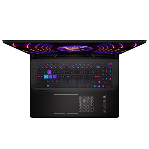 MSI Raider GE78 HX Laptop: Intel Core i9-13980HX, GeForce RTX 4070, 17" 16:10 QHD+(2560 x 1600) 240Hz, 32GB DDR5, 2TB NVMe SSD, Thunderbolt 4, Cooler Boost 5, Win 11 Pro: Dark Grey 13VG-057US