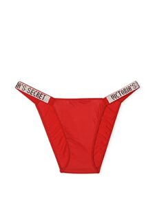 victoria's secret smooth cheeky panty, underwear for women, very sexy collection, red (xs)