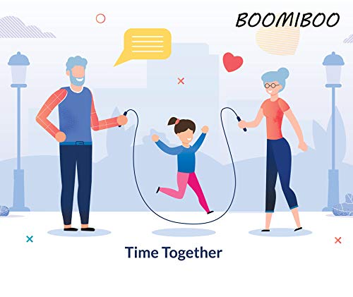 BOOMIBOO Jump Rope, Adjustable Jump Ropes,Skipping Rope Tangle-Free Rapid Speed with Ball Bearings for Women Men Kids,Exercise & Slim Body Jumprope at Home School Gym