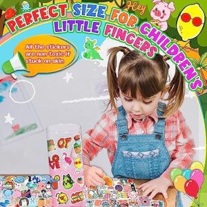 600 Pcs Cute Stickers for Kids, Water Bottle Stickers for Kids, Waterproof Vinyl Bulk Stickers for Laptop Hydroflask Skateboard, Kids Stickers for Boys Girls Teens