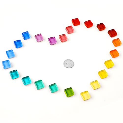 FINDMAG Refrigerator Magnets Colorful Fridge Magnets Locker Glass Magnets Cute Decorative Magnets for Fridge, Whiteboard, School, Office -36 Pack