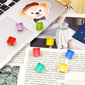 FINDMAG Refrigerator Magnets Colorful Fridge Magnets Locker Glass Magnets Cute Decorative Magnets for Fridge, Whiteboard, School, Office -36 Pack