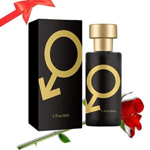 ueilbyn perfume for men, cologne for men spray attract women, golden perfume gift/for him & her (men)