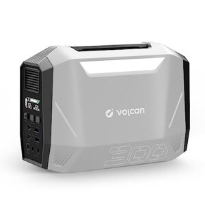 portable power station-299wh 300w(peak 600w) outdoor generators - energon 300 lifepo4 backup battery, 3000 cycles, 1.8-hour fast charging - lightweight solar generator - ideal for camping/rvs/home use