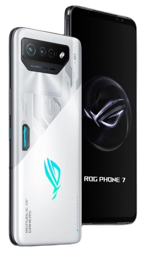 ASUS ROG Phone 7 5G Dual SIM 512GB 16GB RAM Factory Unlocked (GSM Only, No CDMA - not Compatible with Verizon/Sprint) Global Version - White