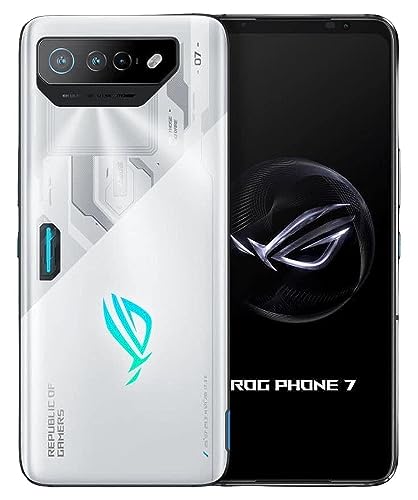 ASUS ROG Phone 7 5G Dual SIM 512GB 16GB RAM Factory Unlocked (GSM Only, No CDMA - not Compatible with Verizon/Sprint) Global Version - White