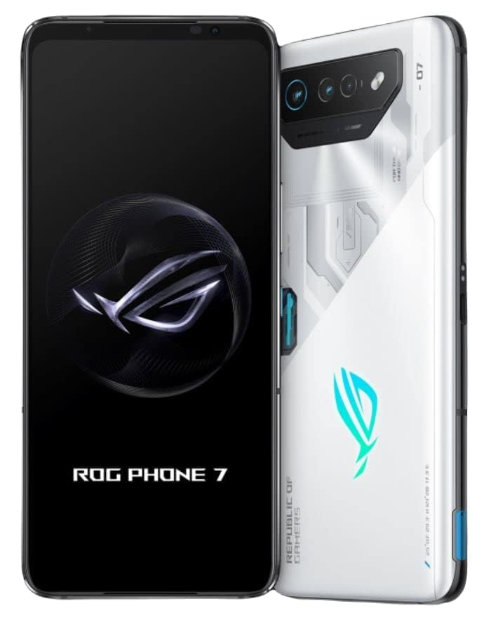 ASUS ROG Phone 7 5G Dual SIM 512GB 16GB RAM Factory Unlocked (GSM Only, No CDMA - not Compatible with Verizon/Sprint) Global Version - White