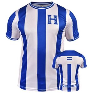 fury honduras soccer jersey - honduras soccer shirt - camiseta de futbol honduras jersey hombres/men/mujeres/women/unisex (xl)