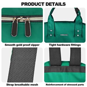 Travel Fashion Backpack Women, Cute Laptop Backpack Purse, Computer Backpack 15.6 Inch, Stylish Laptop Backpack Women, Lightweight College Teacher Nurse Bag, Waterproof Business Daypack, Dark Green