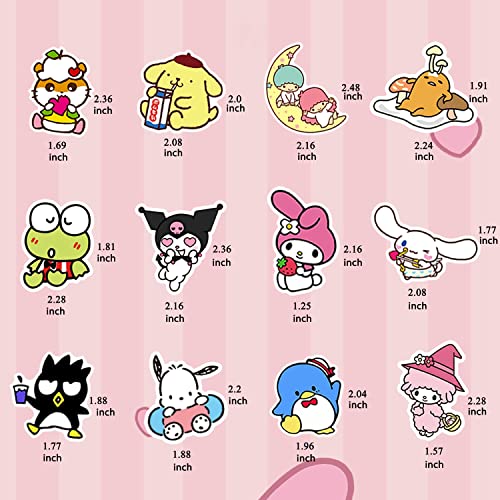 200Pcs Kawaii Stickers for Kids Teens Adults,Cartoon Cute Stickers for Girls,Vinyl Water Bottle stickers Waterproof,Laptop,Luggage,Phone,Scrapbook Stickers Pack for Classroom Reward Birthday Gifts Aesthetic Party Favor