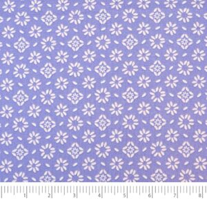 singer fabrics, 100% cotton, white flowers on lavender, precut, 2 yard pre cut