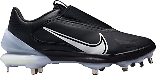 Nike Force Zoom Trout 8 Pro CZ5915-010 Black-White Men's Metal Baseball Cleats 7 US