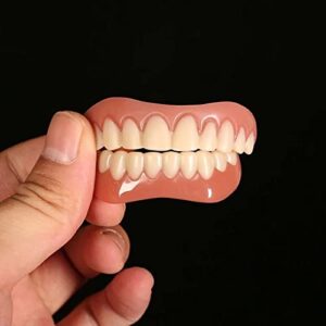 Fake Teeth - Upper and Lower Veneer - Dentures for Women and Men(2PCS)