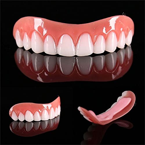 Fake Teeth - Upper and Lower Veneer - Dentures for Women and Men(2PCS)