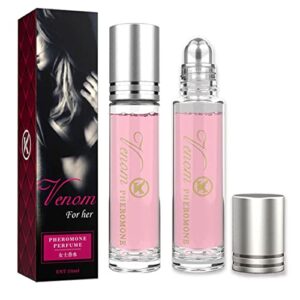 2pcs pheromone perfume, lunex pheromone perfume for women, long lasting roll on pheromone perfume oil