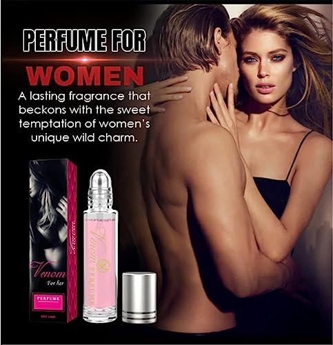 2Pcs Pheromone Perfume, Lunex Pheromone Perfume for Women, Long Lasting Roll On Pheromone Perfume Oil