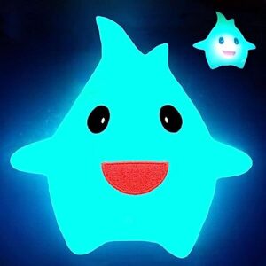 wahahay fluorescent plush toy, glow in the dark plush,happy star stuffed doll，all star collection star man stuffed plush