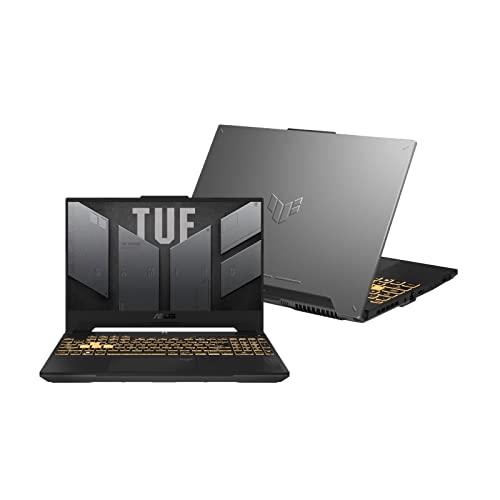 EXCaliberPC 2023 ASUS TUF Gaming F15 FX507ZI-F15.I74070 (i7-12700H, 16GB RAM, 1TB NVMe SSD, RTX 4070 8GB, 15.6" 144Hz FHD, Windows 11) Gaming Notebook - Mecha Gray