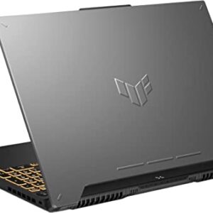 EXCaliberPC 2023 ASUS TUF Gaming F15 FX507ZI-F15.I74070 (i7-12700H, 16GB RAM, 1TB NVMe SSD, RTX 4070 8GB, 15.6" 144Hz FHD, Windows 11) Gaming Notebook - Mecha Gray