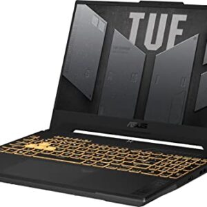 EXCaliberPC 2023 ASUS TUF Gaming F15 FX507ZI-F15.I74070 (i7-12700H, 16GB RAM, 1TB NVMe SSD, RTX 4070 8GB, 15.6" 144Hz FHD, Windows 11) Gaming Notebook - Mecha Gray