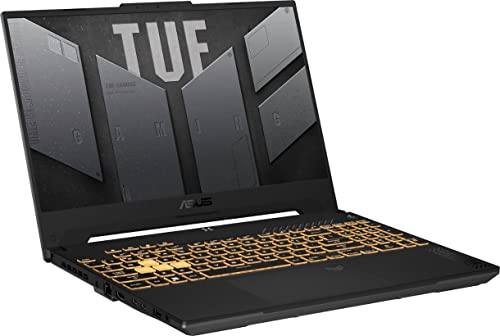 EXCaliberPC 2023 ASUS TUF Gaming F15 FX507ZI-F15.I74070 (i7-12700H, 16GB RAM, 1TB NVMe SSD, RTX 4070 8GB, 15.6" 144Hz FHD, Windows 11) Gaming Notebook - Mecha Gray
