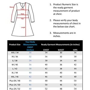 ladyline Womens Rayon Hakoba Schiffli Embroidered Tunic Top Chikan Work Short Kurti Kurta (White-40