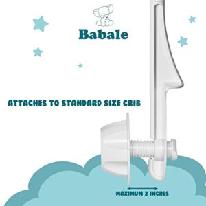 Babale | Montessori-Inspired Baby Mobile for Crib - Stimulating Black & White Design for Newborn Engagement - Perfect Baby Crib Mobile for Boys & Girls - Enhances Visual Development