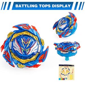 ROUSEWIT Bey Battling Tops Set, 6 Spinning Tops 2 Launchers Burst Toy Game, Combat Battling Game Gift for Age 6+ Boy