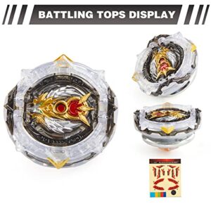 ROUSEWIT Bey Battling Tops Set, 6 Spinning Tops 2 Launchers Burst Toy Game, Combat Battling Game Gift for Age 6+ Boy