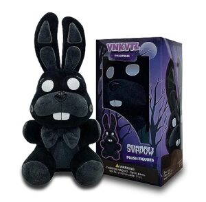 vnkvtl shadow bonnie plush birthday gift for kids, toy bonnie plush with soft and comfortable cotton, decor bonnie stuffed animal, bonnie plush toy for all ages, 7 inch game plush.
