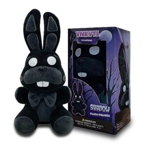 VNKVTL Shadow Bonnie Plush Birthday Gift for Kids, Toy Bonnie Plush with Soft and Comfortable Cotton, Decor Bonnie Stuffed Animal, Bonnie Plush Toy for All Ages, 7 Inch Game Plush.