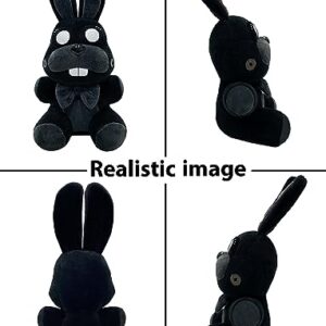 VNKVTL Shadow Bonnie Plush Birthday Gift for Kids, Toy Bonnie Plush with Soft and Comfortable Cotton, Decor Bonnie Stuffed Animal, Bonnie Plush Toy for All Ages, 7 Inch Game Plush.