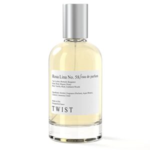 twist rosa lina no. 58 inspired by perfume de marly delina, long lasting perfume for women, edp - 100 ml | 3.4 fl. oz.