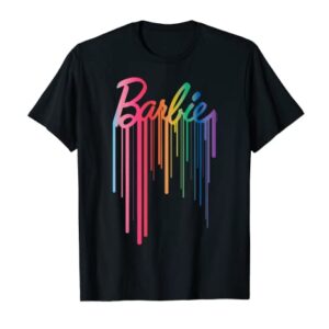 Barbie - Logo Rainbow Drip T-Shirt