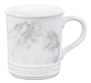 le creuset stoneware 14 oz, marble collection coffee mug