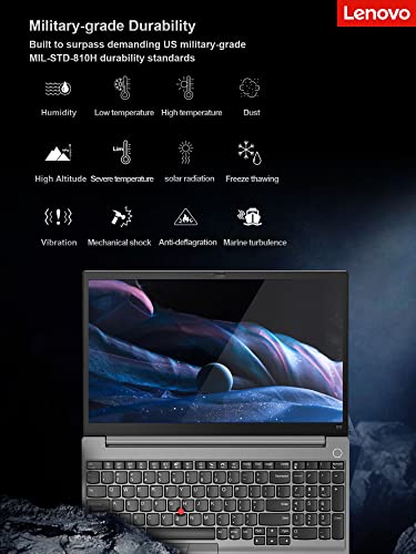 Lenovo ThinkPad E15 Gen 4 15.6" FHD IPS Display Business Laptop, AMD Ryzen 7 5825U,  40GB RAM, 1TB SSD, Wi-Fi 6, USB-C (Support DisplayPort 1.2), HDMI, 1080P Webcam, Windows 11 Pro, Mineral Metallic