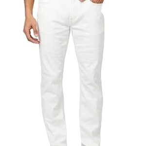 Buffalo David Bitton Men's Straight Six Jeans, Pure White, 40W x 32L