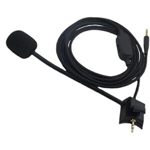 moudoauer headphones audio cable microphone cord mic for bose (qc35/qc35 ii) accessory part