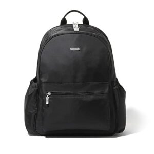 baggallini womens essential laptop backpack, black