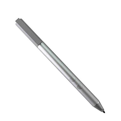 Stylus Pen 1MR94AA Active Stylus for HP Envy x360 Pavilion x360 Spectre x360 Laptop 910942-001 920241-001 SPEN-HP-01/02 Pressure Sensitivity Stylus Pens for Touch Screens (Silver)