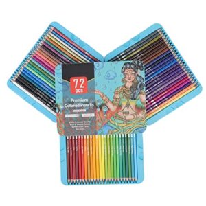 hztyyier artist drawing pencils coloring pencils set art craft supplies, 72 colored pencils for beginners artist pencils drawing media