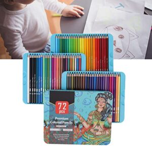 Hztyyier Artist Drawing Pencils Coloring Pencils Set Art Craft Supplies, 72 Colored Pencils for Beginners Artist Pencils Drawing Media