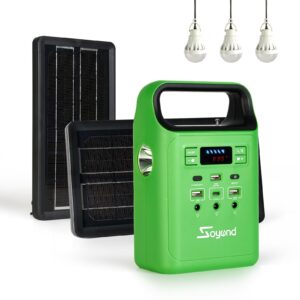 soyond solar generator portable generator with solar panels,solar portable power station with flashlight,emergency generator solar powered for home