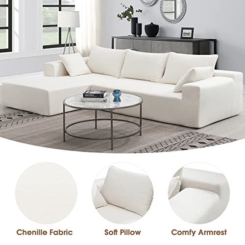 P PURLOVE Modern Upholstered Sectional Sofa Couch Set,Modular L Shaped Sectional Living Room Sofa Set,Free Combination Sofa Couch for Living Room,Bedroom