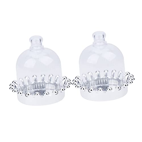 YARNOW 10 Sets Cupcakes Containers Cake Containers with Lids Cupcake Holder with Lid Clear Plastic Mini Cake Box Muffin Dome Cupcake Dome Cover Cupcake Cover Cupcakes Display Cakes Dome